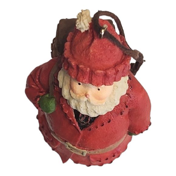 Kris Kringle Hallmark Keepsake Ornament 2003 by Sharon Visker Santa with Pack - Picture 7 of 15